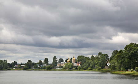 Bologoye lake in Bologoye. Tver oblast. Russiaの写真素材