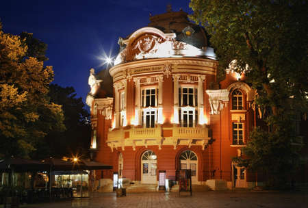 Stoyan Bachvarov Dramatic Theatre in Varna. Bulgariaのeditorial素材