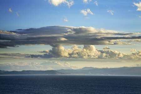 View of Ohrid lake. Macedoniaの写真素材