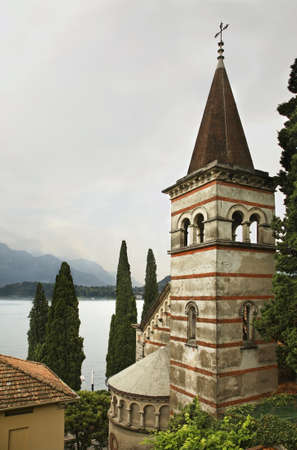 Church of the Ascension in Cadenabbia. Lombardy. Italyの写真素材
