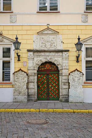 House of the Blackheads in Tallinn. Estoniaの写真素材
