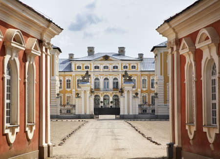 Rundale Palace near Pilsrundale. Latviaのeditorial素材
