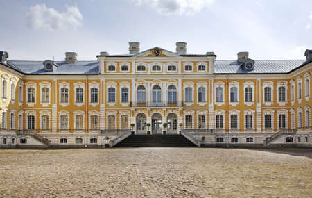 Rundale Palace near Pilsrundale. Latviaのeditorial素材