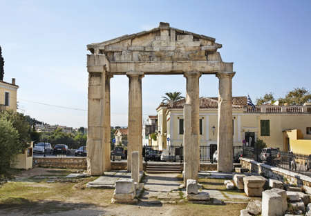 Roman Agora in Athens. Greece