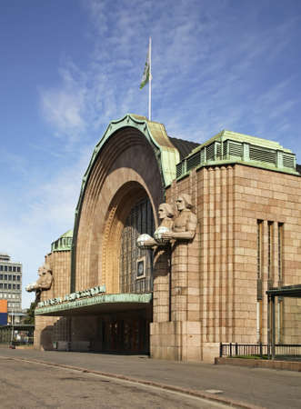 Helsinki Central railway station. Finlandのeditorial素材