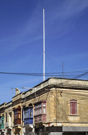 Old street in Mosta. Maltaのeditorial素材