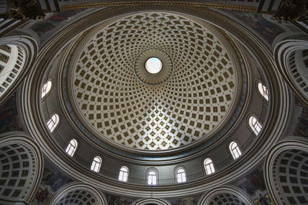 Rotunda of Mosta - church of Assumption of Our Lady. Mosta. Maltaのeditorial素材