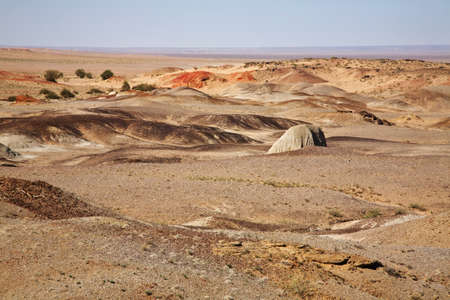 Gobi Desert near Sainshand. Mongoliaの写真素材