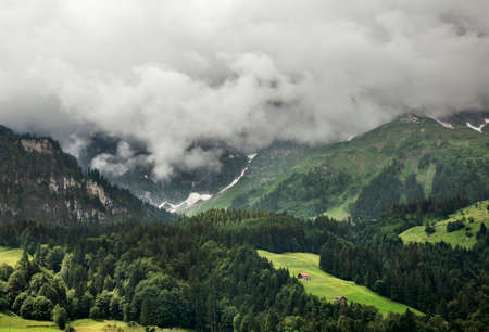 Alps in canton of Nidwalden. Switzerlandの写真素材