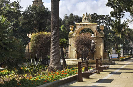 Mall Garden in Floriana. Maltaの写真素材