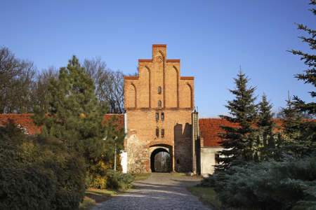 Bierzglowski Castle near Torun. Polandのeditorial素材