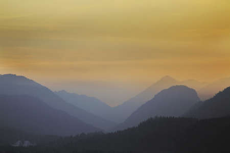 Landscape near Garmisch-Partenkirchen. Bavaria. Germanyの写真素材
