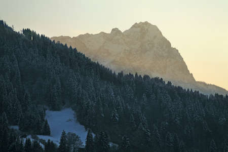 Landscape near Garmisch-Partenkirchen. Bavaria. Germany
