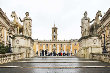 Capitoline Hill in Rome. Italyのeditorial素材