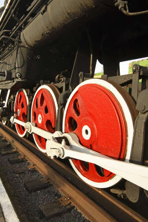 Old locomotive in railway museum. Brest. Belarusのeditorial素材