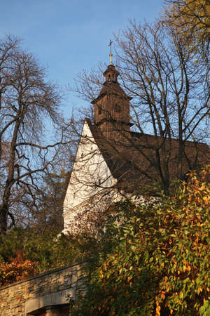 Church of St. Jost in Frydek-Mistek. Czech republicの写真素材