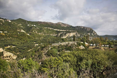 Mountains near Palaiokastritsa. Greeceの写真素材