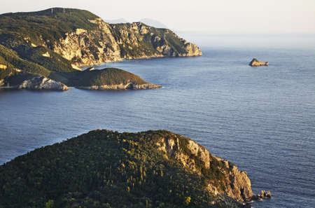 Landscape near Palaiokastritsa. Greeceの写真素材