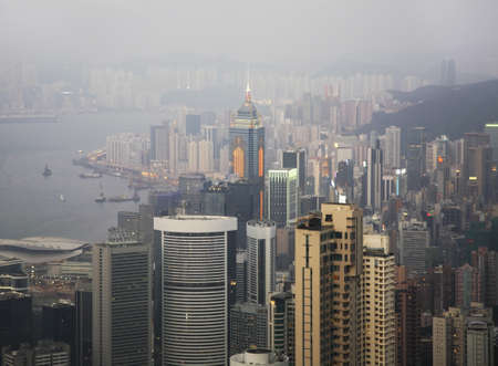 Victoria Peak in Hong Kong. China