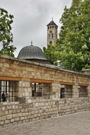 Bascarsija in Sarajevo. Bosnia and Herzegovinaの写真素材