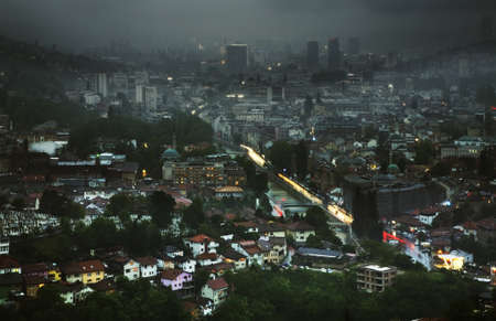 View of Sarajevo. Bosnia and Herzegovinaの写真素材