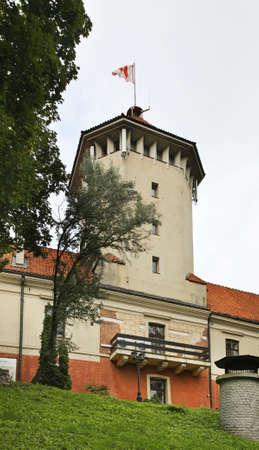 Castle of bishop in Pultusk. Polandのeditorial素材