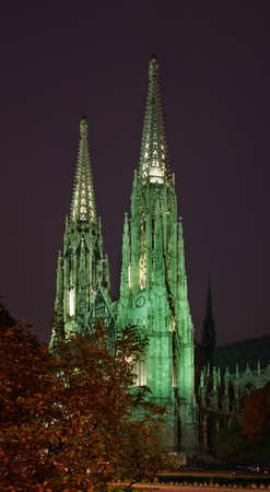 Votive Church (Votivkirche) in Vienna. Austriaの写真素材