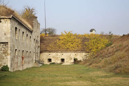 Komarom Fortress - fort Monostor (Sandberg) in Komarom. Hungaryのeditorial素材