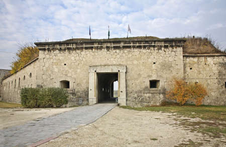 Komarom Fortress - fort Monostor (Sandberg) in Komarom. Hungaryのeditorial素材