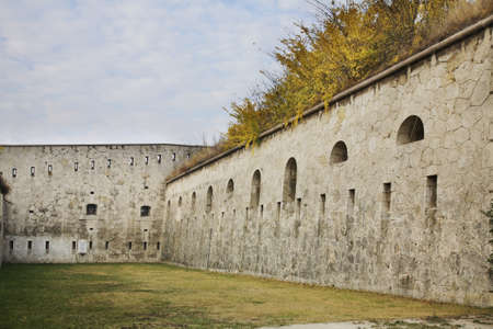 Komarom Fortress - fort Monostor (Sandberg) in Komarom. Hungaryのeditorial素材