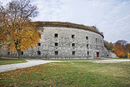 Komarom Fortress - fort Monostor (Sandberg) in Komarom. Hungaryのeditorial素材