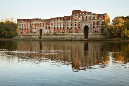 Modlin Fortress near Nowy Dwor Mazowiecki. Polandのeditorial素材