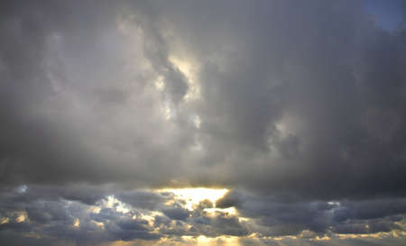 Sky near Nida village. Lithuania