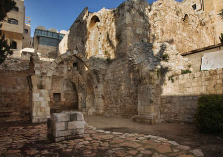 Cardo street in Jerusalem. Israelの写真素材