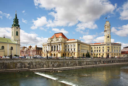 Oradea City Hall. Romaniaのeditorial素材