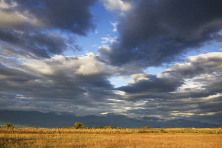 Landscape near Ikalto (Iqalto). Kakheti. Georgiaの写真素材