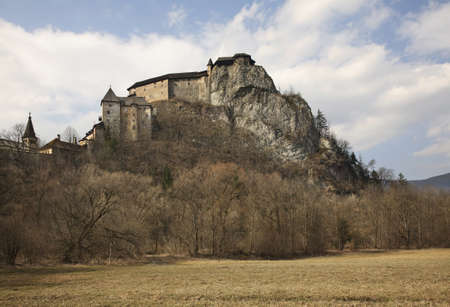 Orava Castle - Oravsky hrad in Slovakiaのeditorial素材