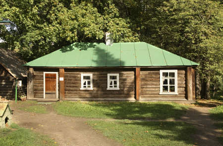Yasnaya Polyana - Bright Glade homestead. White kitchen in museum of Leo Tolstoy. Tula oblast. Russiaのeditorial素材
