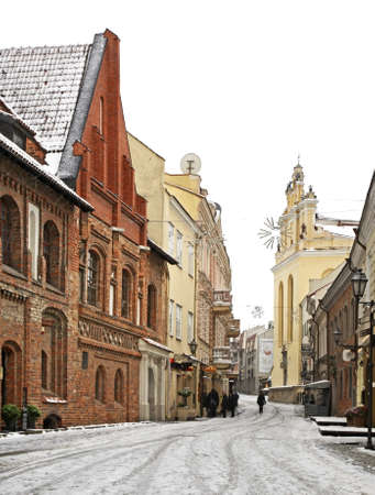 Pilies street in Vilnius. Lithuania