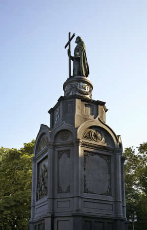 Monument to Saint Vladimir in Kiev. Ukraineの写真素材
