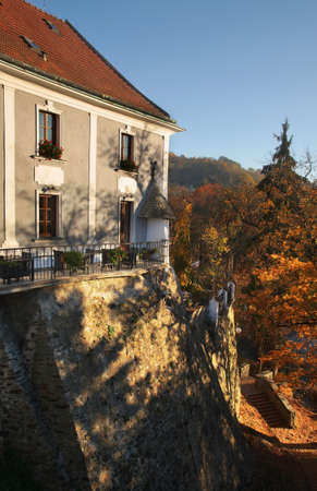 View of Cesky Krumlov. Czech republicの写真素材