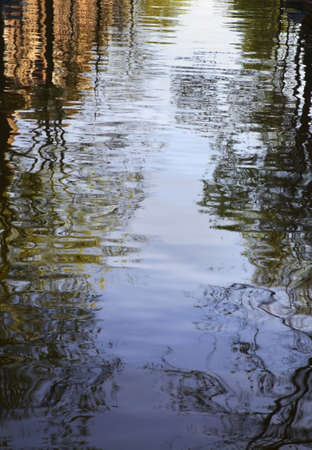 Canal in Amsterdam. Netherlandsの写真素材
