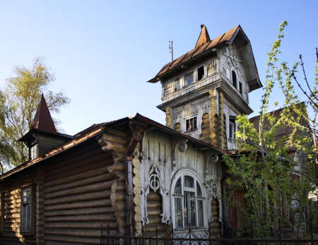 zhin house in Kimry. Tver Oblast. Russiaの写真素材