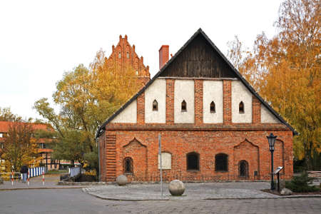 Castle mill in Slupsk. Pomeranian voivodeship. Polandのeditorial素材