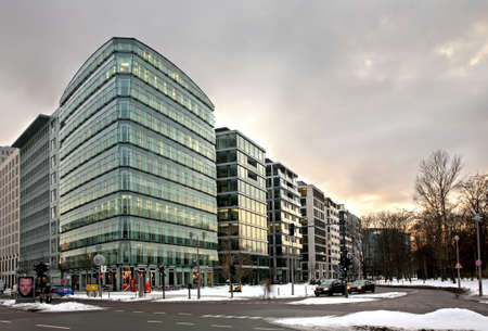 Street in Berlin. Germanyのeditorial素材