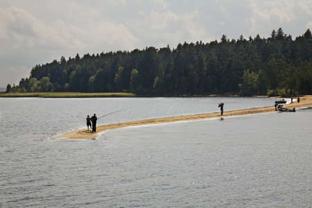 Lake Seliger near Ostashkov. Tver oblast. Russiaのeditorial素材