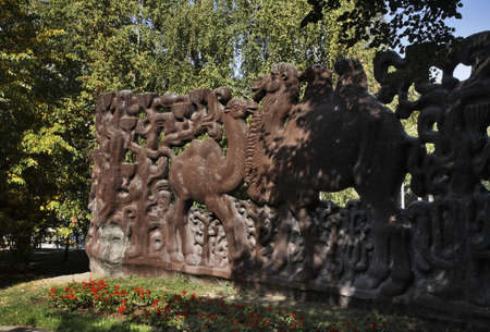 Kok-tobe park in Almaty. Kazakhstanの写真素材