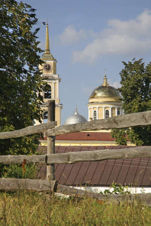 Nilov Monastery at Stolobny Island near Ostashkov. Tver oblast. Russia