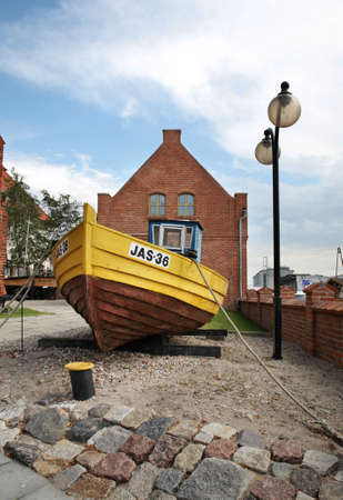 Fisheries museum in Hel town. Hel Peninsula. Polandのeditorial素材