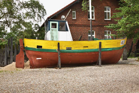 Fisheries museum in Hel town. Hel Peninsula. Polandのeditorial素材